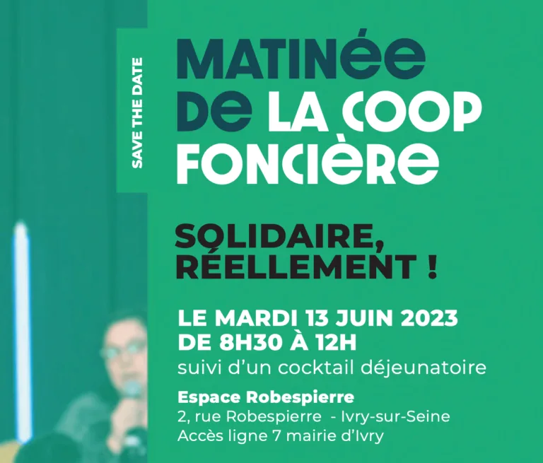 Ne manquez pas la prochaine matinée de la Coop Foncière